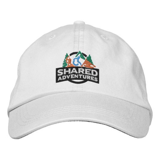 Shared Adventure Logo Bestickte Baseballkappe (Vorderseite)