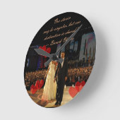 Shared Destination Clock Runde Wanduhr (Winkel)