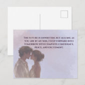 Shared Future & Growth Love Quote Postcard | Build Postkarte (Vorne/Hinten)