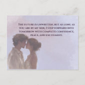 Shared Future & Growth Love Quote Postcard | Build Postkarte (Vorderseite)