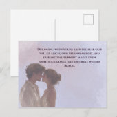 Shared Future & Growth Love Quote Postcard | Build Postkarte (Vorne/Hinten)
