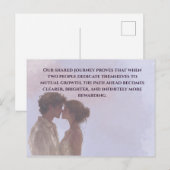 Shared Future & Growth Love Quote Postcard | Build Postkarte (Vorne/Hinten)