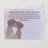 Shared Future & Growth Love Quote Postcard | Build Postkarte (Vorderseite)