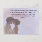 Shared Future & Growth Love Quote Postcard | Build Postkarte (Vorderseite)