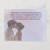 Shared Future & Growth Love Quote Postcard | Build Postkarte (Vorderseite)