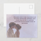 Shared Future & Growth Love Quote Postcard | Build Postkarte (Vorne/Hinten)