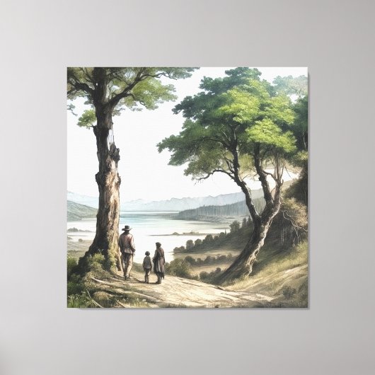 Shared Horizon Leinwanddruck (Vorderseite)