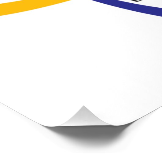 Shared Values Atom - Unitaristischer Universalist Poster (Ecke)