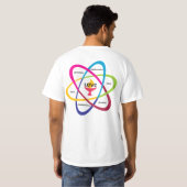 Shared Values Atom - Unitaristischer Universalist  T-Shirt (Schwarz voll)
