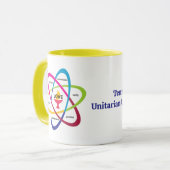 Shared Values Atom - Unitaristischer Universalist Tasse (Vorderseite Links)