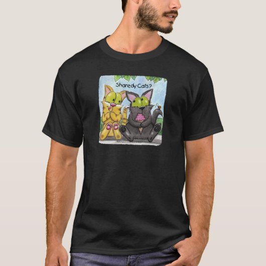 Sharedy Cats - Albern und Tig T-Shirt (Vorderseite)