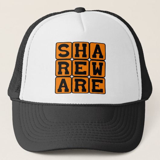 Shareware, Software Truckerkappe (Vorderseite)
