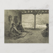 Sharia Lecture in Khosrakh, Dagestan, Platte 50 fü Postkarte (Vorderseite)