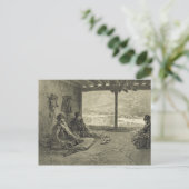 Sharia Lecture in Khosrakh, Dagestan, Platte 50 fü Postkarte (Stehend Vorderseite)