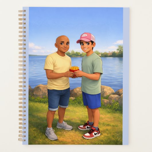 Sharing fries by the lake planer (Vorderseite)