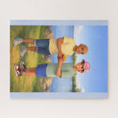 Sharing fries by the lake puzzle (Horizontal)