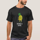 Sharing is Kümmre Swinger Upside Down Ananas 5 T-Shirt (Vorderseite)