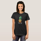 Sharing ist Gekümmert Swinger Upside Down Ananas T-Shirt (Vorne ganz)