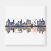 Sharjah UAE Skyline Magnet (Vorne)