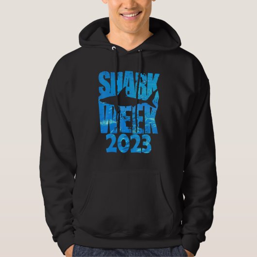 Shark 2023 Week Passion Shark Ocean Animal Sea Hoodie (Vorderseite)