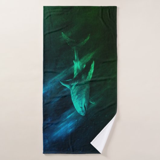 Shark 30 X 60 Bath Towel Badehandtuch (Badehandtuch)