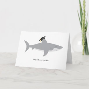 Shark Abschluss Card Karte