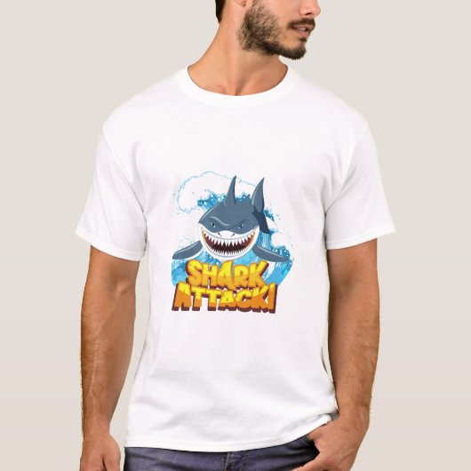 shark action T-Shirt (Vorderseite)