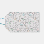 Shark Ahoy Vielen Dank Geschenkanhänger (Rückseite Horizontal)