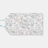 Shark Ahoy Vielen Dank Geschenkanhänger (Rückseite Horizontal)