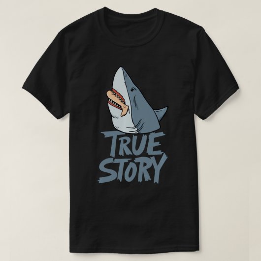 Shark Amputee Joke Leg Prothetisches Design für ei T-Shirt (Design vorne)