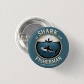 Shark and Fisherman Button (Vorne & Hinten)