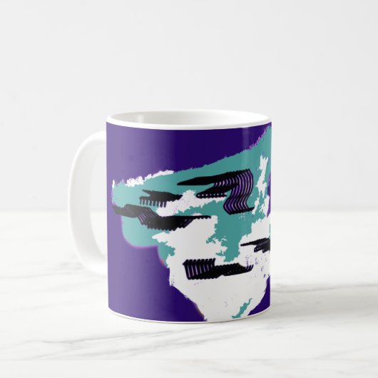 Shark art kaffeetasse (Vorderseite Links)