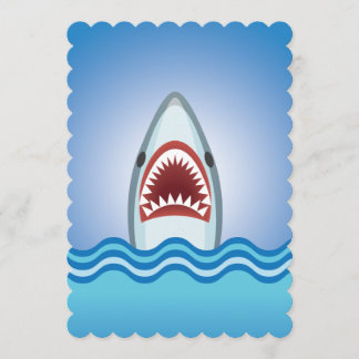 Shark Attack Dive Club Event oder Party auf einem Einladung