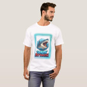 Shark Attack Graphic T-Shirt – Bold Ocean Predator (Vorne ganz)