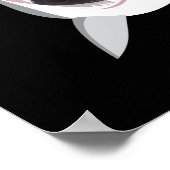 Shark Attack - Great White Shark Shows its Bite Poster (Ecke)