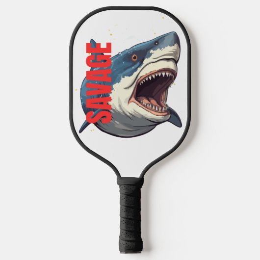 Shark Attack Pickleball Paddle (Vorderseite)