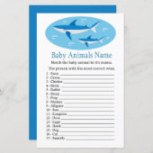 Shark Baby Animals Name Game (Vorne/Hinten)