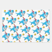 Shark Baby Boy oder Girl Birthday Party Geschenkpapier Set (Vorderseite)
