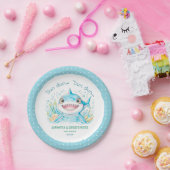 Shark Baby Shower Ocean Blue Boy Baby Dusche Pappteller (Party)