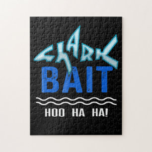 Shark Bait Hoo Ha Ha Funny Shark Lover Geschenke Puzzle
