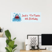 Shark Banner Poster (Heimbüro)