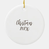 Shark Bay Australien Latitude & Longitude Keramik Ornament (Hinten)