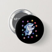 Shark Billiard Player I Pool Billiard I Snooker I Button (Vorne & Hinten)