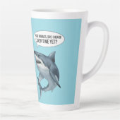 shark birthday gift  milchtasse (Rechts)