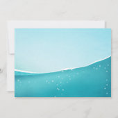 Shark Birthday Pool Party Junge Haifisch Bite Bait Einladung (Rückseite)