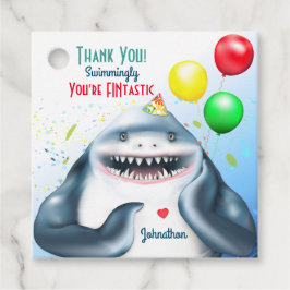 Shark Birthday Vielen Dank Geschenkanhänger