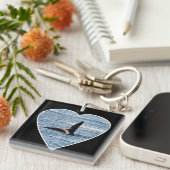 Shark Bite Fin von "John Coe" Orca Schlüsselanhänger (Vorderseite rechts)