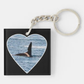 Shark Bite Fin von "John Coe" Orca Schlüsselanhänger (Rückseite)