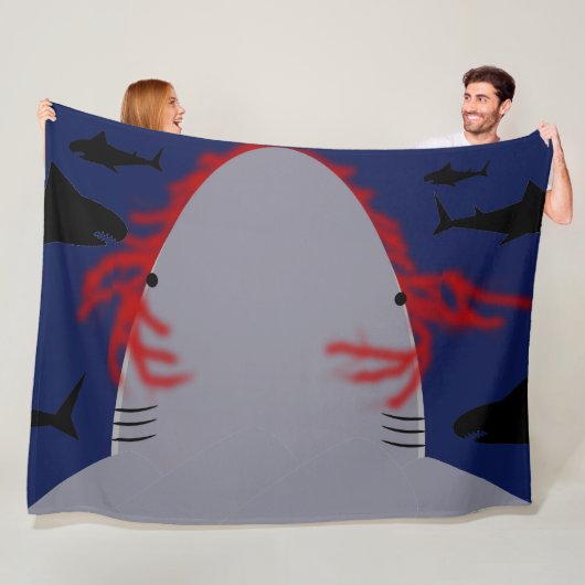 Shark Bite Fleecedecke (Beispiel)