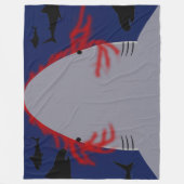 Shark Bite Fleecedecke (Vorderseite)